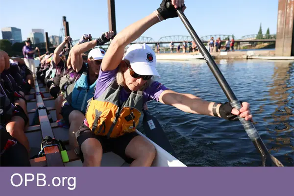 OPB.org Paddlers train in Portland for all cancer paddler world championship races in Taiwan.